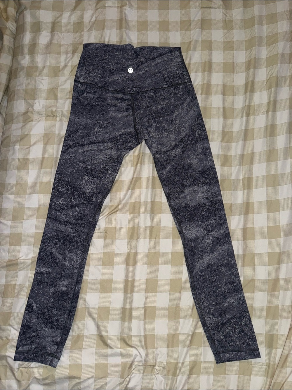 Lululemon Align Pant II 25” Rip Wave Purple Thunder Black Gray Leggings 4